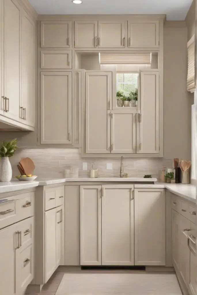 kitchen cabinets, SW Accessible Beige, color appliances, enhance kitchen cabinets, high CPC keywords, adword, SW Accessible Beige kitchen cabinets