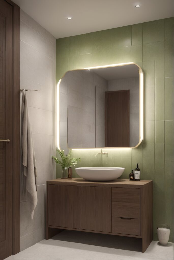 Nature's Embrace: Elevate Your Bathroom Aesthetics with Celery Paint in 2024