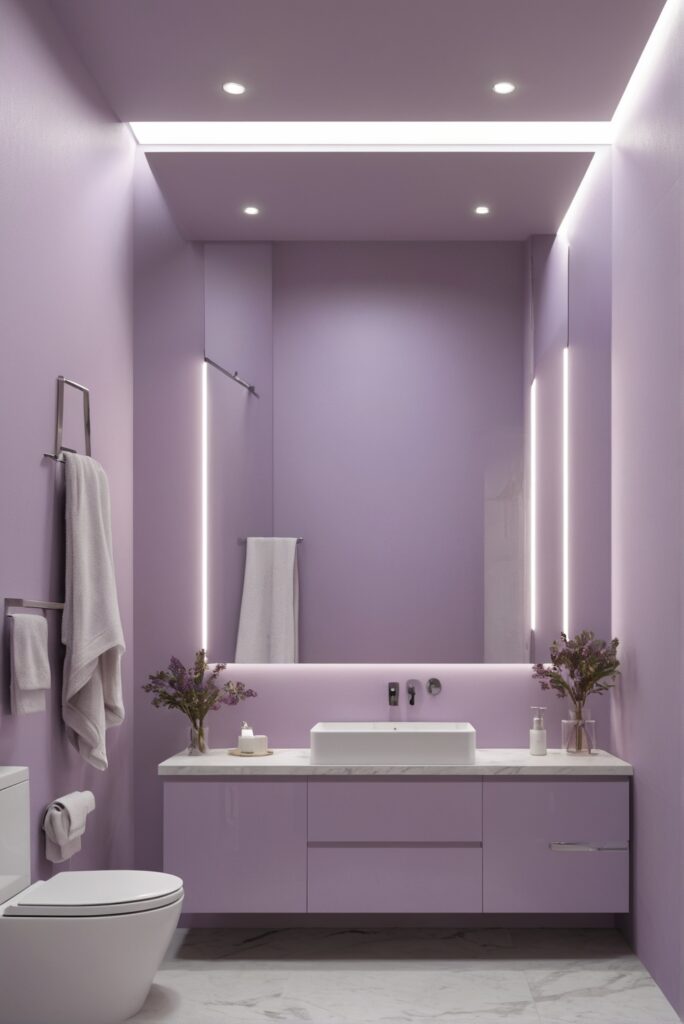 Modernizing Your Bathroom with Novel Lilac in 2024