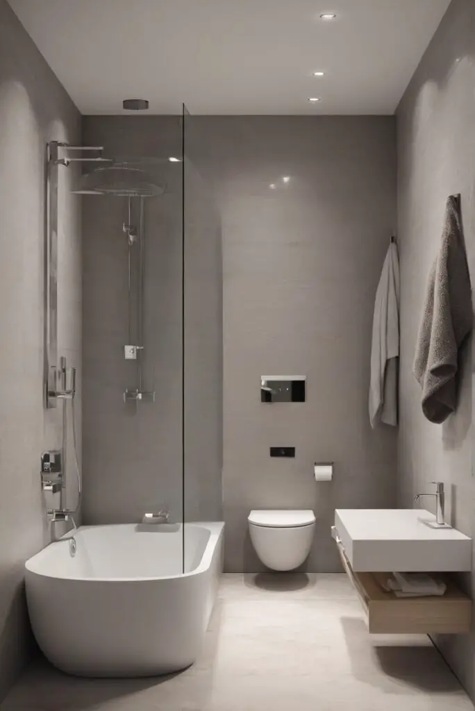 Sleek Sophistication: Gray Elegance in Your 2024 Bathroom Design