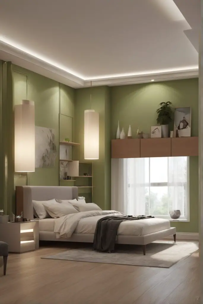 Green Dreams: Elevating Bedrooms with Celery Paint in 2024