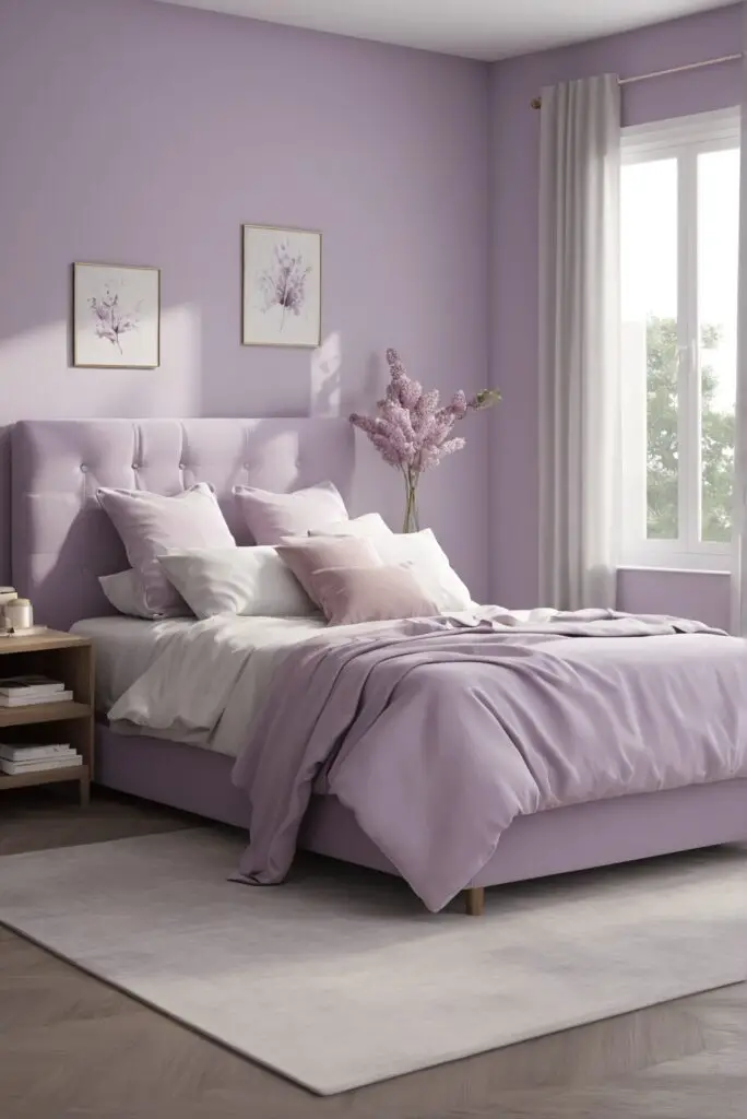 Embracing the Delicate Tones of Novel Lilac paint in 2024