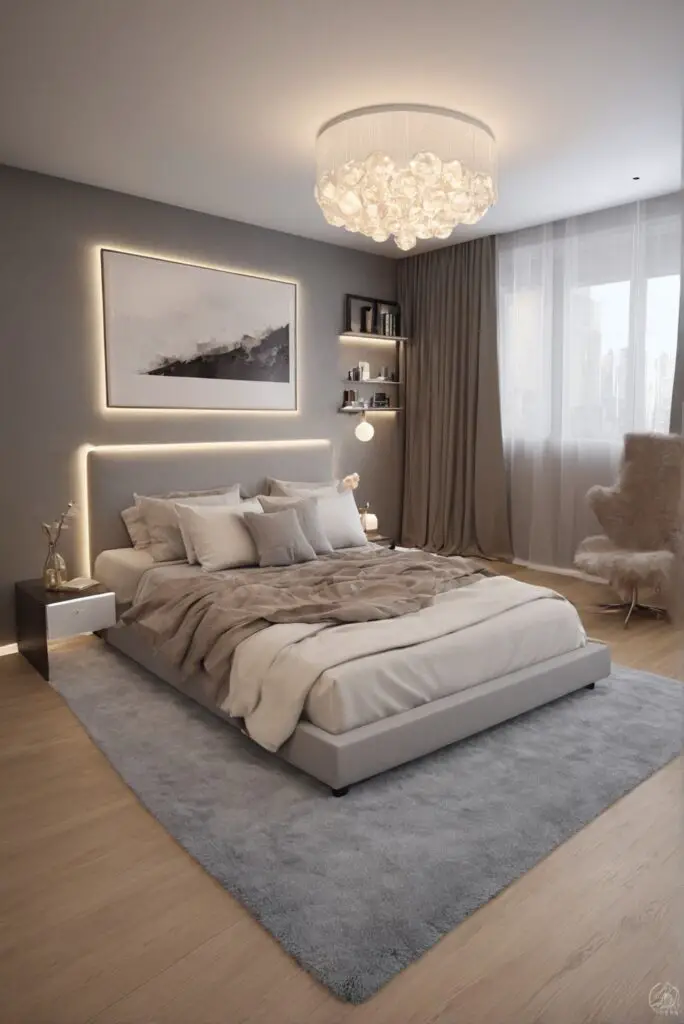 Contemporary Comfort: Gray Paint Trends Redefining Bedrooms in 2024