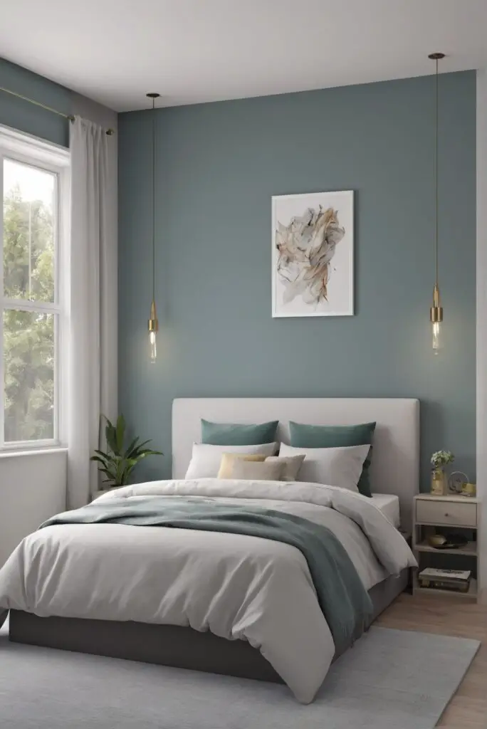 Nature's Retreat: Transforming Bedrooms with Taiga Elegance 2024 paint color