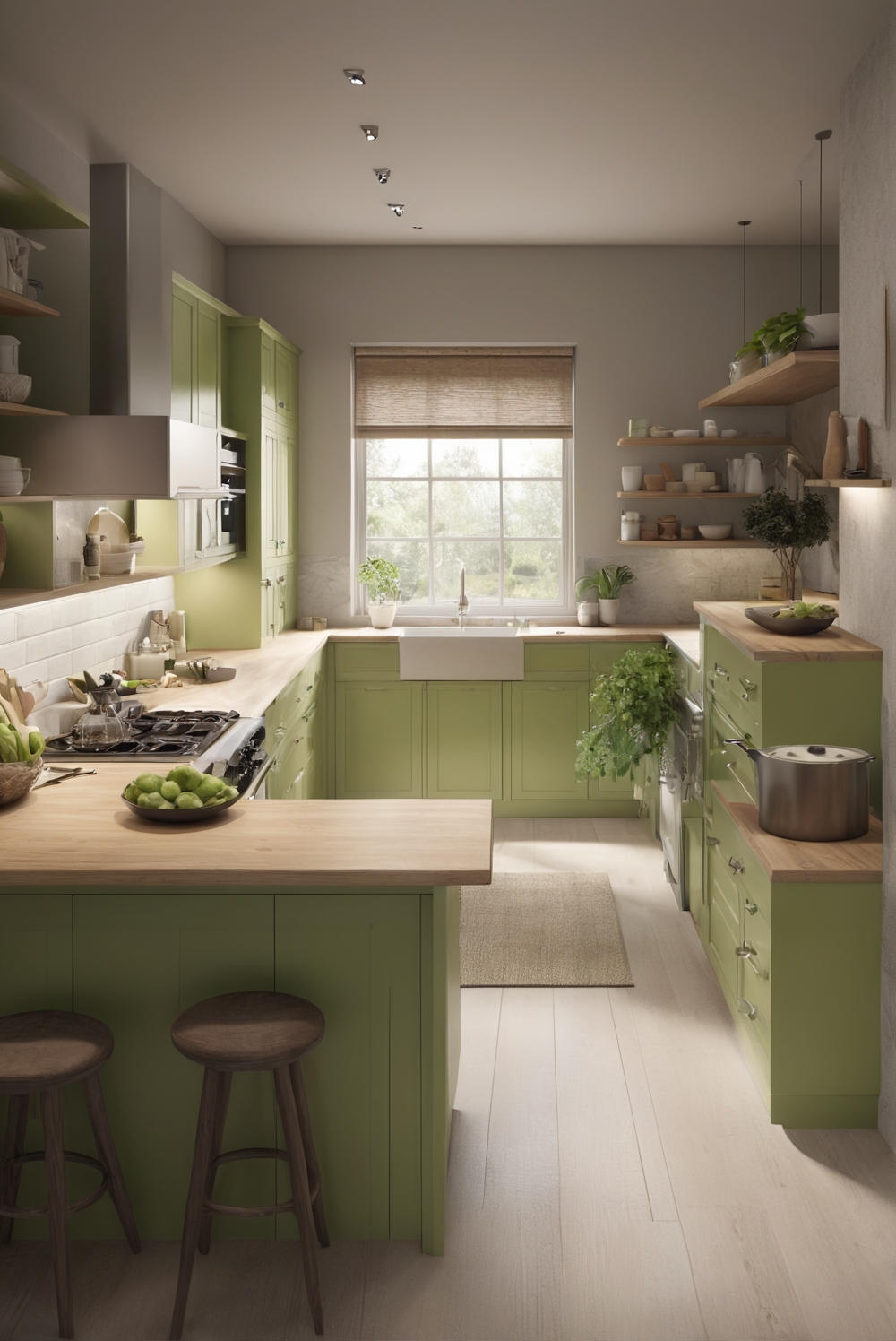 Culinary Serenity: Infuse Your Kitchen with Celery Paint Elegance in ...