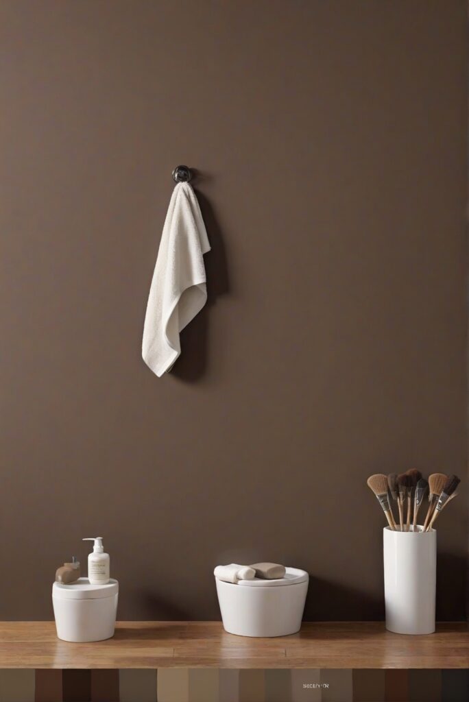 dark brown paint, bathroom paint colors, wall paint options, best wall paint