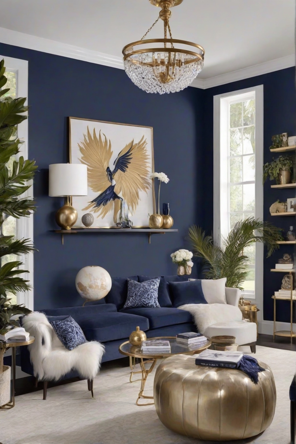 Is Hale Navy (HC-154) wall paint good for a living room? [2024] Trendy ...