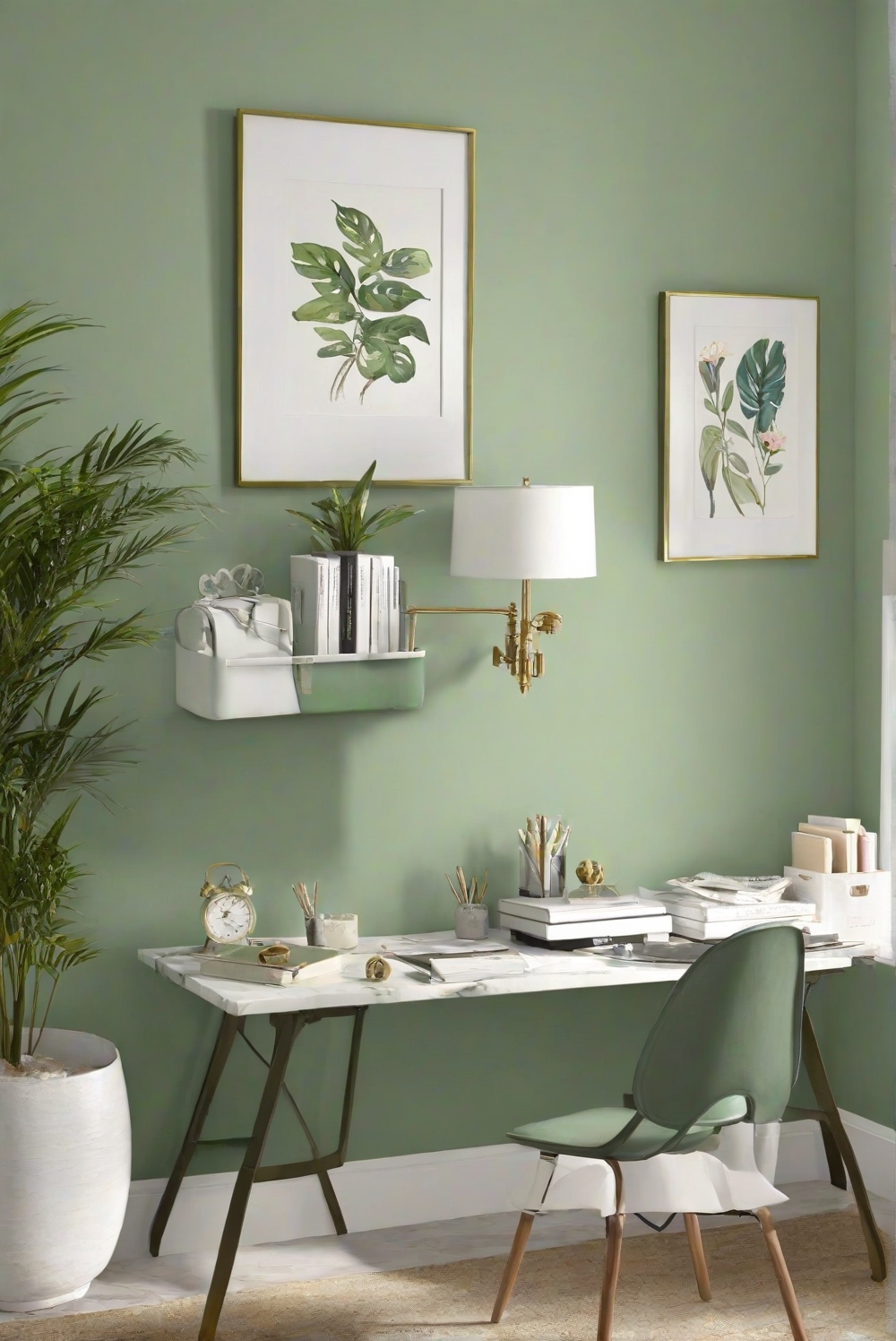 Is MESCLUNGREEN(SW6734) Wall paint good for Home Office [2024 ...