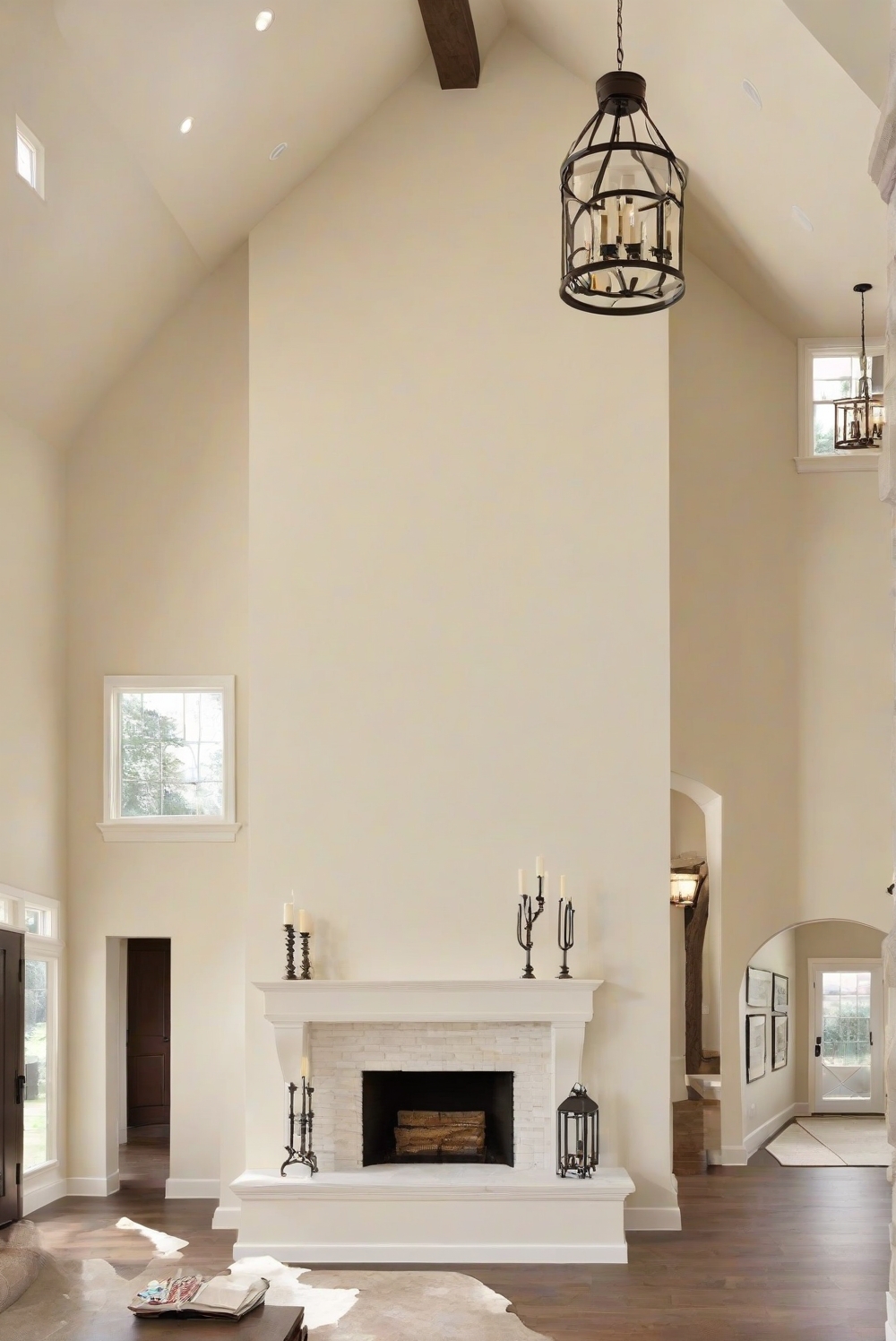 Is Navajo White (SW 6126) a good wall paint color for a fireplace room ...