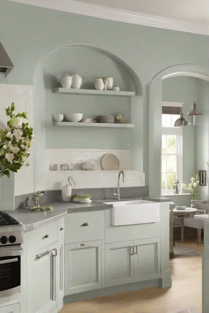 oyster bay wall paint, kitchen paint, wall paint for kitchen, interior paint for kitchen