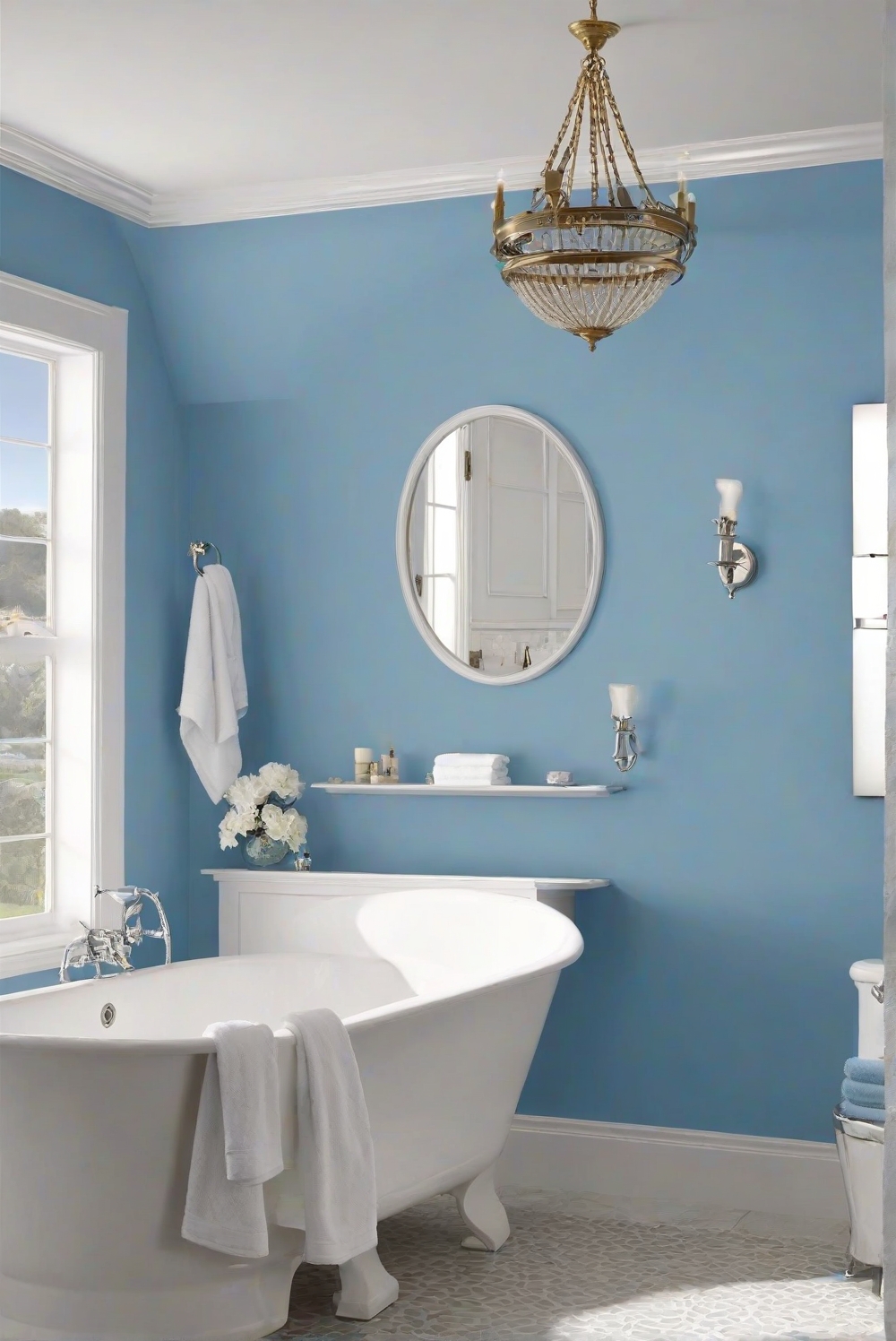 Is Santorini Blue (SW 7607) Wall paint good for Bathroom [2024] Best ...