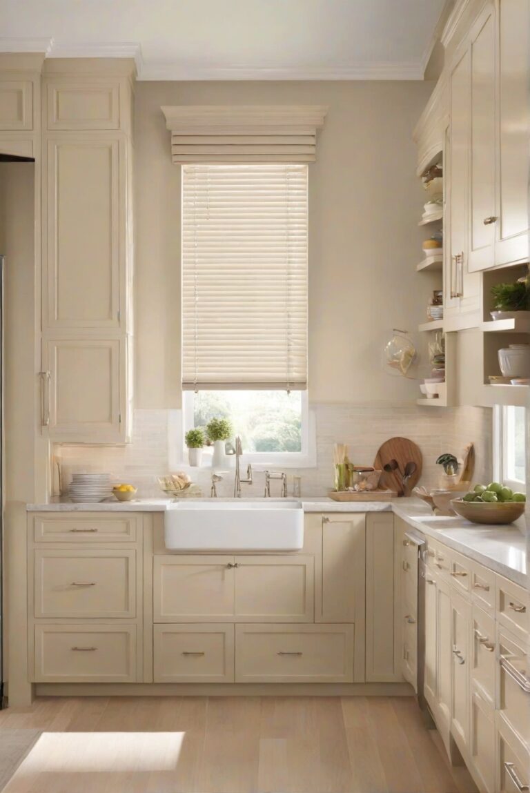 What color French enhances SW Accessible Beige kitchen cabinets? - West ...