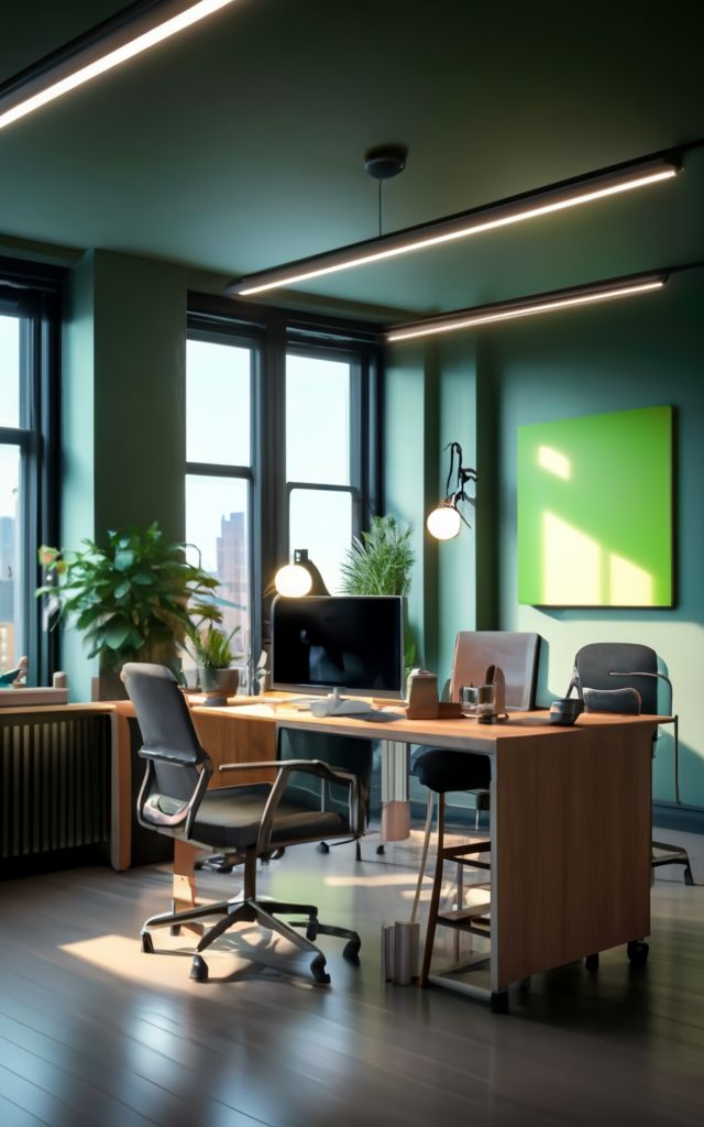Green Oasis: Nurture Green Paint Bringing Nature to Your Workspace in 2024