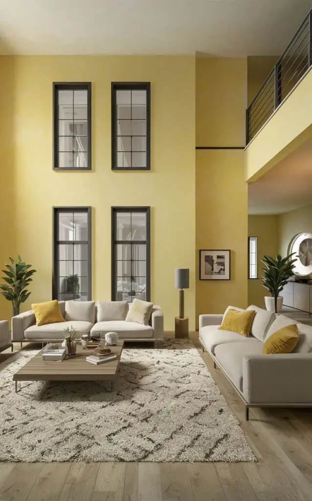 Embrace Icy Lemonade Paint In Your Modern Living Room (2024)