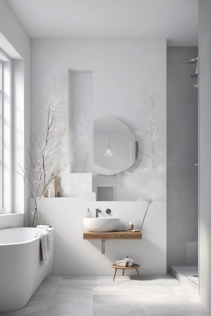 Elevate Your Oasis: Snowfall Paint Brings Contemporary Charm to Your Bathroom In 2024