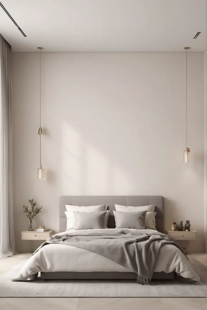 White Sand Paint Sets the Tone for 2024 Bedroom Serenity