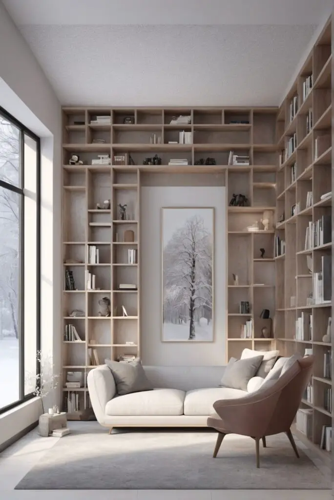 Snowfall Paint Creates a Calming Atmosphere in Your 2024 Library