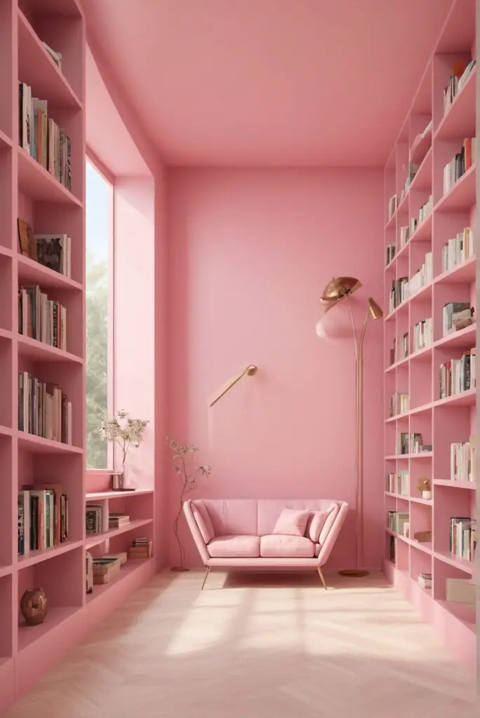 Enchanting Elegance: Elevate Your Library with Lighthearted Pink in 2024