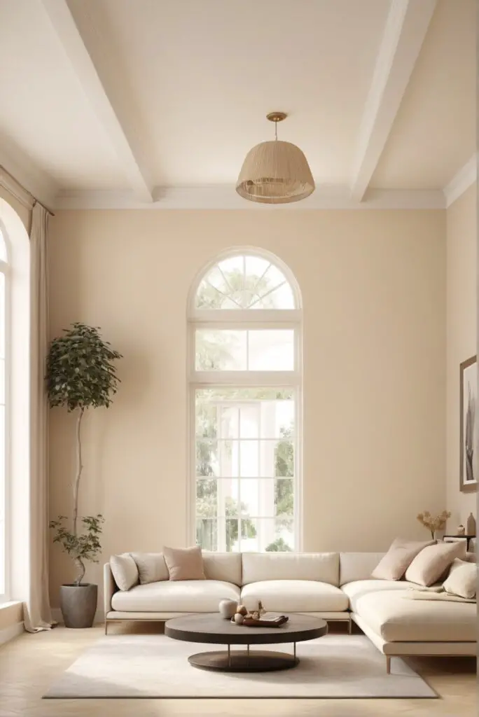 Elevate Your Space: Captivating Cream Paint for a Stylish Living Room in 2024