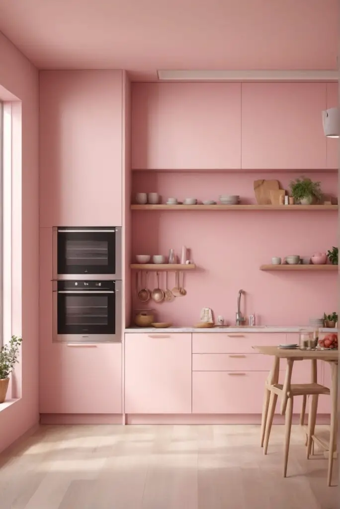 Elevate Your Space: Modernize Your Kitchen with Lighthearted Pink In 2024