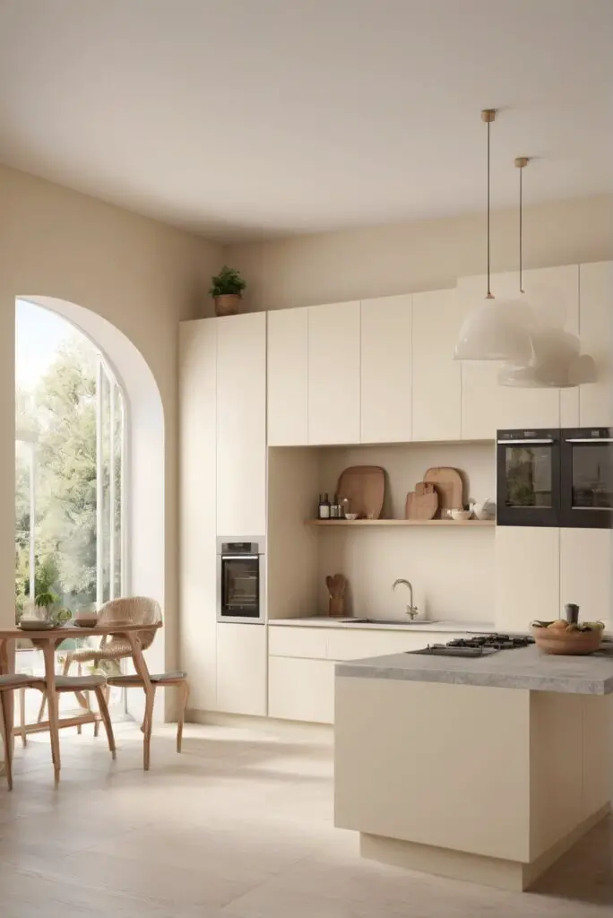 Modernize Your Kitchen with Dollop Of Cream Paint in 2024