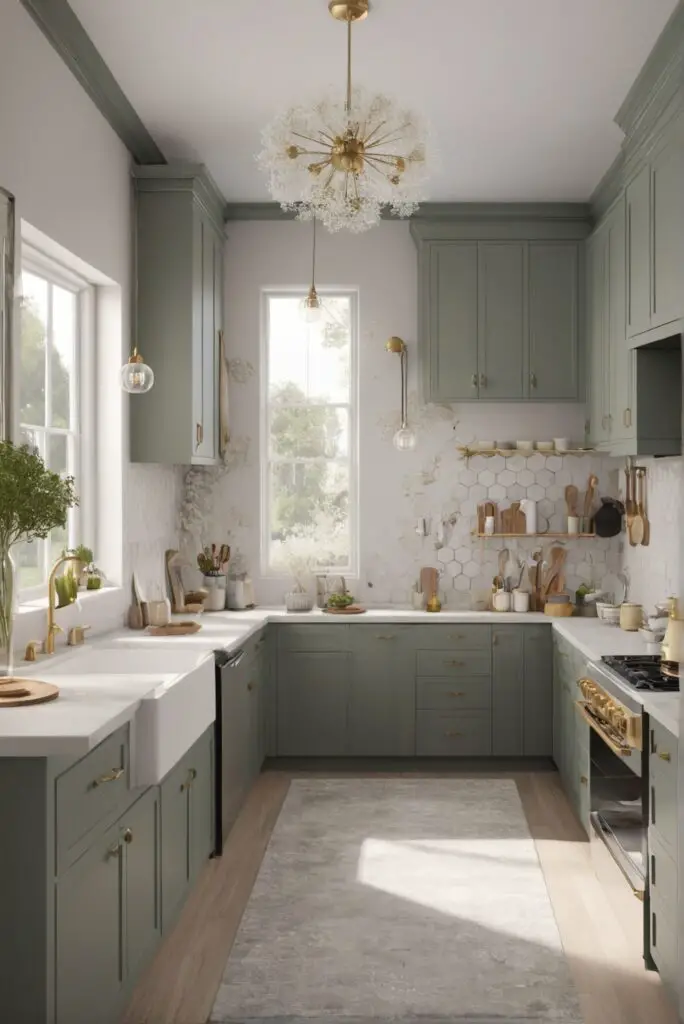 Queen Anne's Lace Magic Paint : Modernizing Your Kitchen with a Timeless Hue in 2024