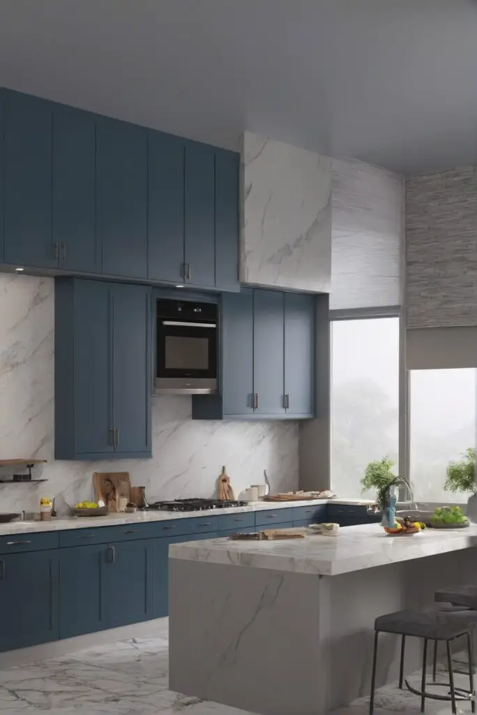 Chic Simplicity: Rainstorms Paint Impact on Modern Kitchen Design in 2024