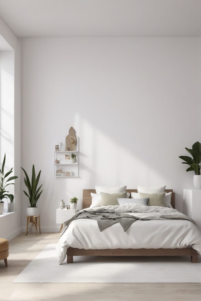 Modern Minimalism: Elevate Your Bedroom with White Flour Paint In 2024