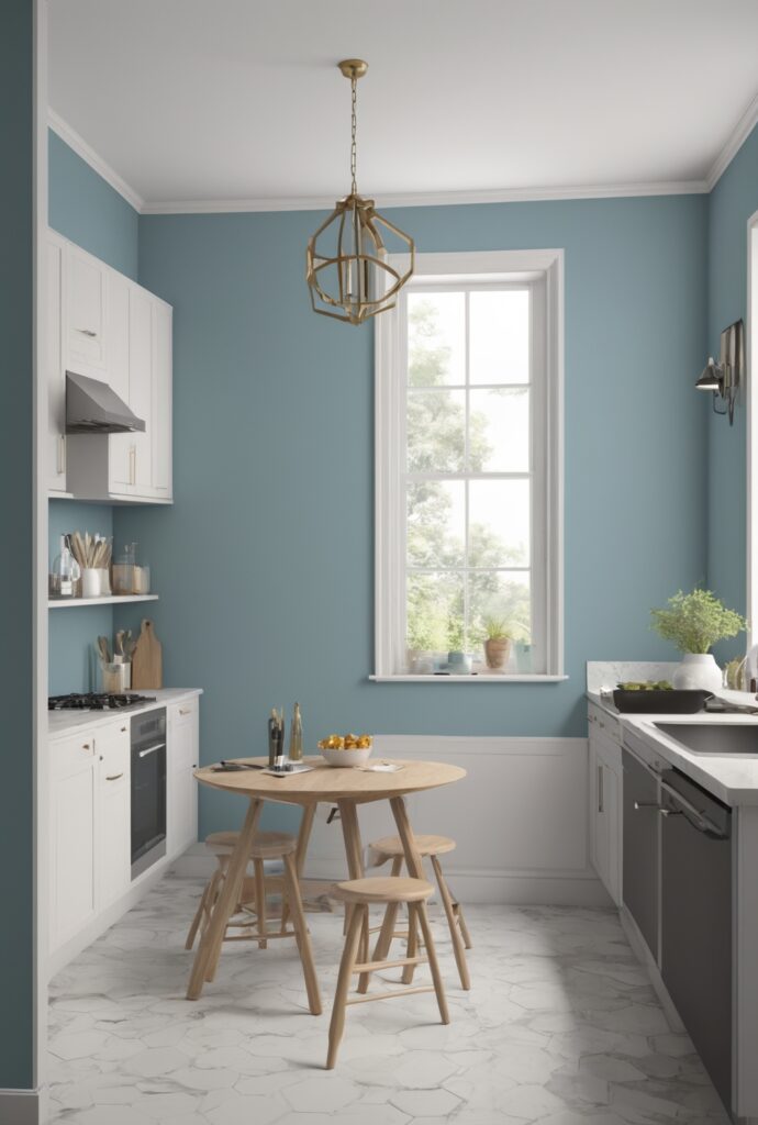 Sky High Paint for a Modern Kitchen in 2024