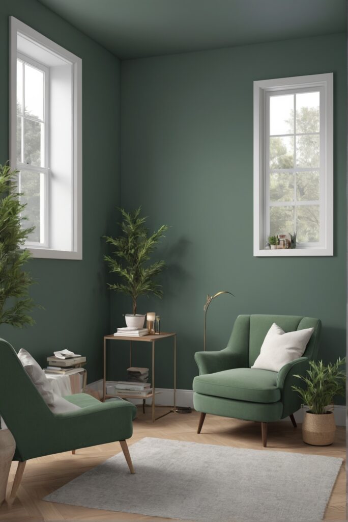 2024's Reading Oasis: Dive into Serenity with Evergreen Fog Paint