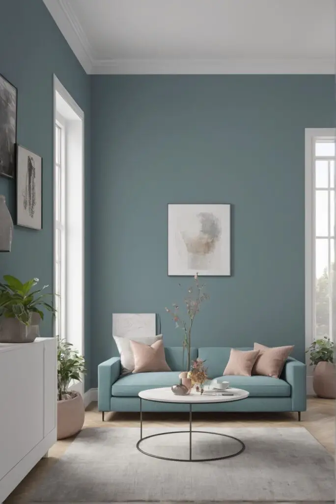 Soothing Sophistication: Blue Horizon Paint Creates a Modern Oasis In 2024