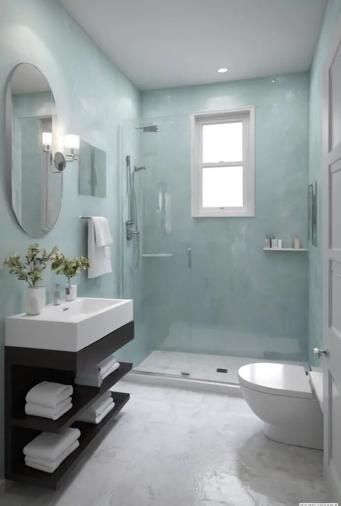 Elevate Your Space: 2024 Trends Spotlight Icicle Paint in Bathrooms