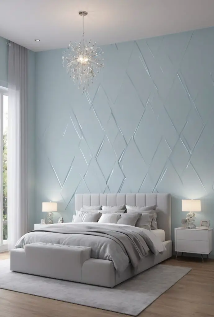 Sleek Serenity: Modern Bedroom Magic with Icicle Paint in 2024
