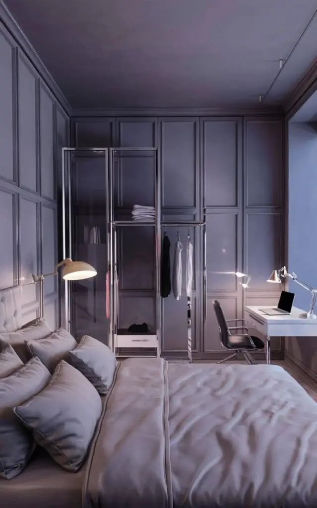 Sleek Sophistication: Elevate Your Bedroom with Gray Screen in 2024