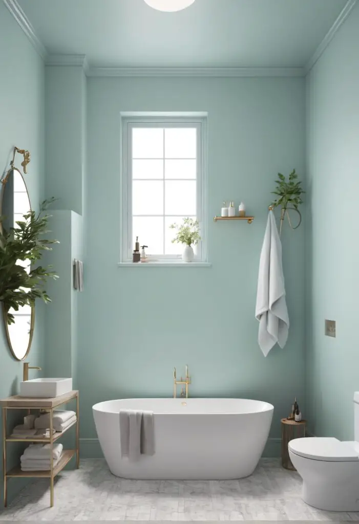 Mint Condition Paint Invigorates Your Modern Bathroom In 2024