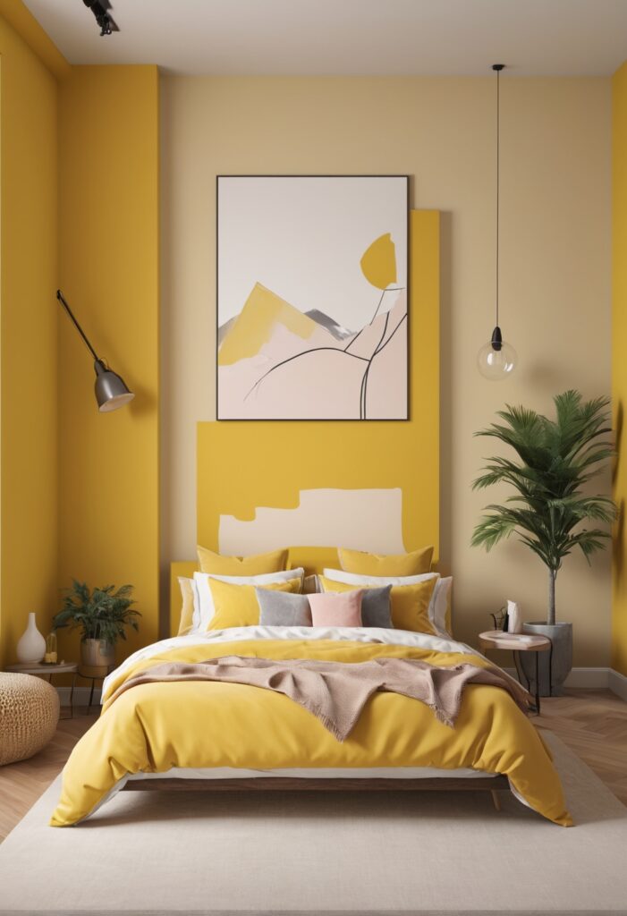 Wake Up Happy: Transform Your Bedroom with Fun Yellow in 2024