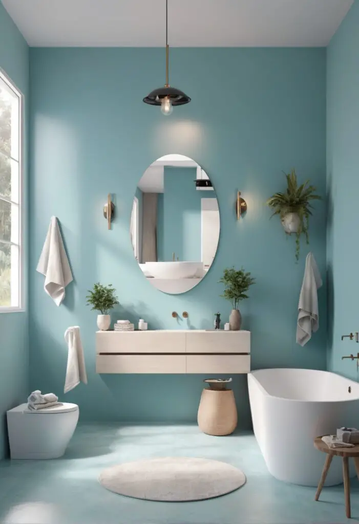 Serenity in Shades: Aquacade Paint Trends for 2024 Bathrooms