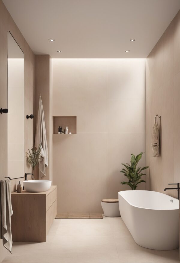 Modern Style Classic Light Buff Paint for Your 2024 Bathroom - West ...