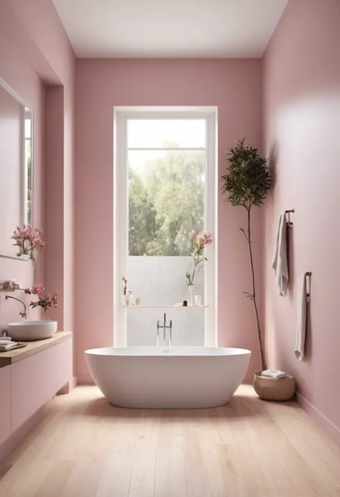Modern Elegance: Oleander Paint Transforms Your Bathroom In 2024