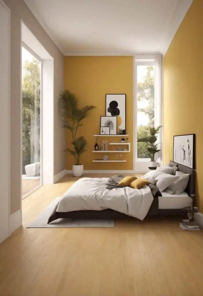Elevate Your Sleep Sanctuary: Venetian Yellow Paint Trends for 2024