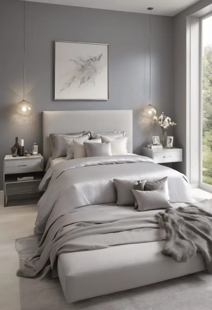 Trendsetting Tranquility: Silverplate Paint Trends for 2024 Bedroom Designs