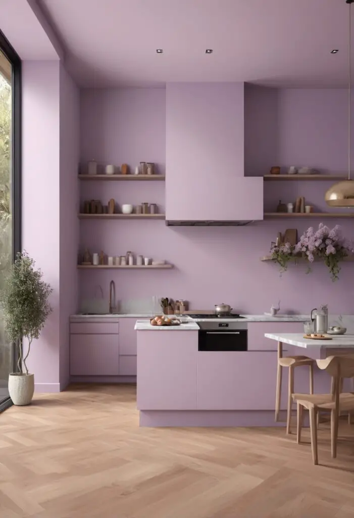Contemporary Cuisine: Transforming Your Kitchen with Inspired Lilac Paint In 2024