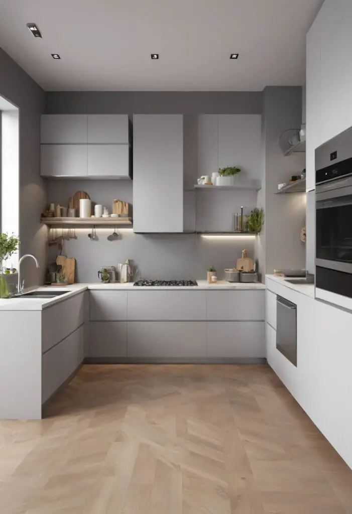 Sleek and Chic: Monorail Silver Paint Sets the Tone for Your Modern Kitchen in 2024