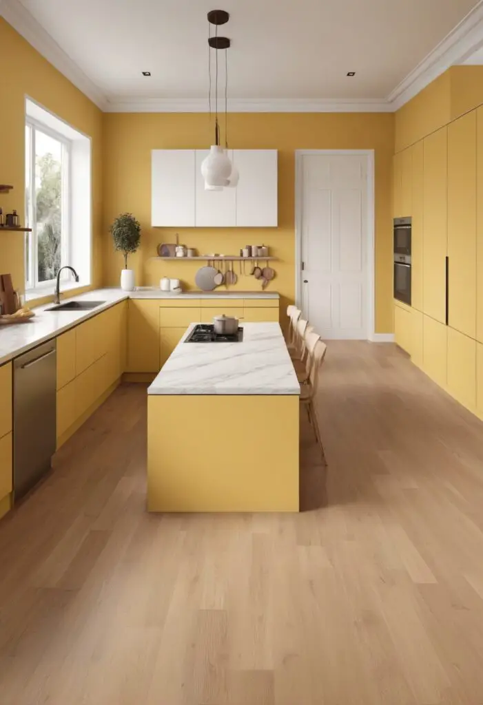 Transform Your Kitchen with Venetian Yellow Paint in 2024