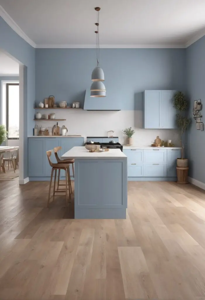 Discover Serenity in Your Kitchen: Something Blue Paint Color for 2024