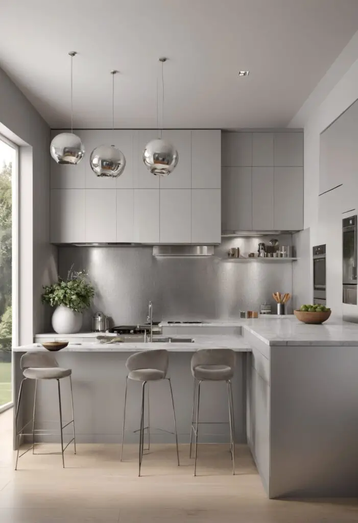 Chic and Timeless: Transform Your Kitchen with Silverplate Paint in 2024