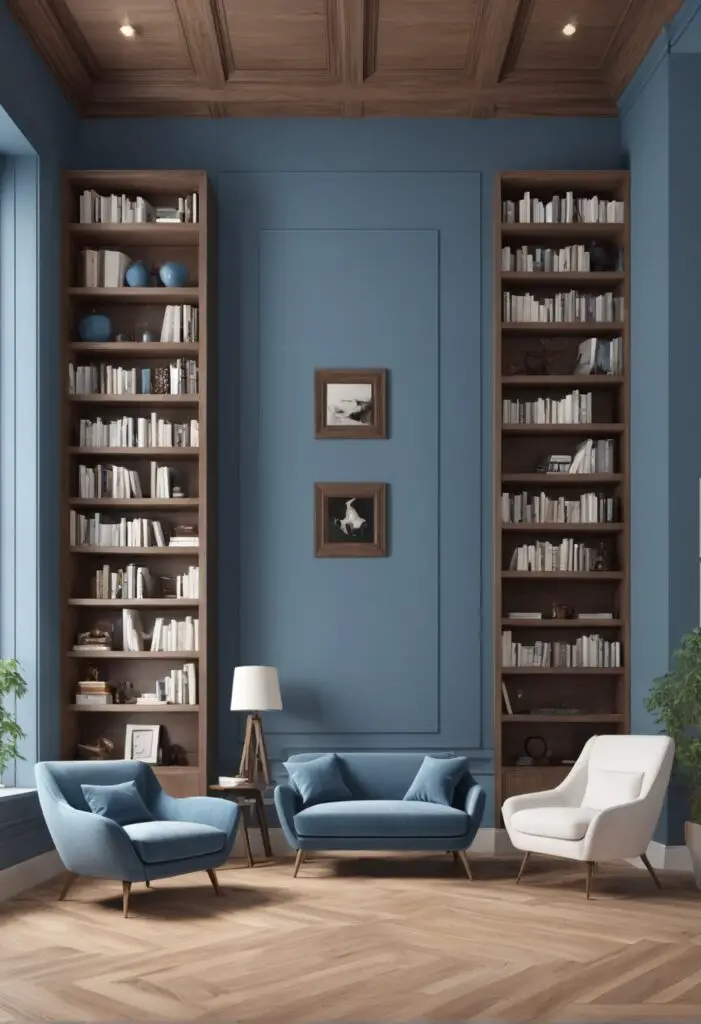 Elevate Your Library Aesthetic: Something Blue Paint Color for 2024