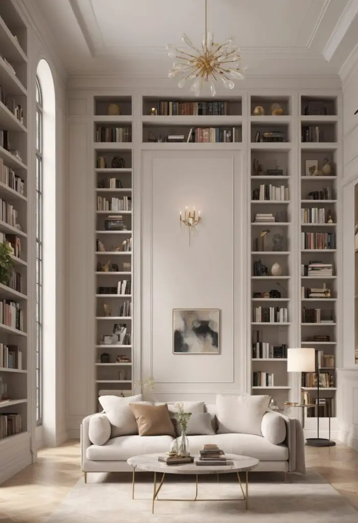 Cultured Pearl Paint Adds Contemporary Elegance to Your Reading Space In 2024