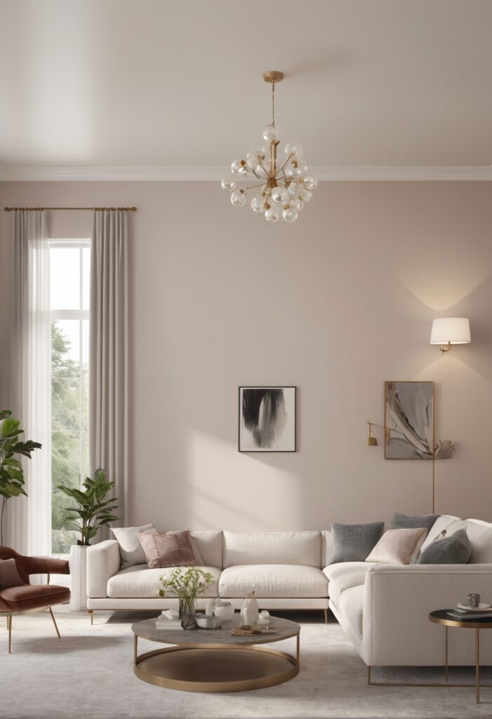 Cultured Pearl Paint Enhances the Modern Vibe of Your Living Room in 2024