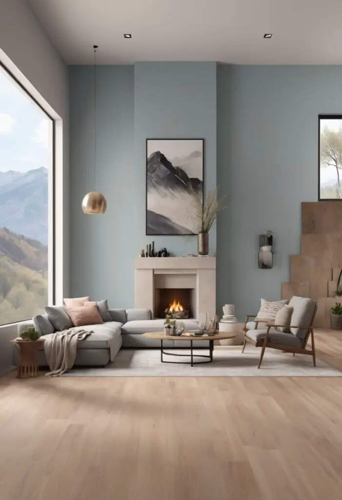 Mountain Air Paint Sets the Tone for Contemporary Rooms in 2024